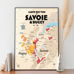 Carte des vins de Savoie