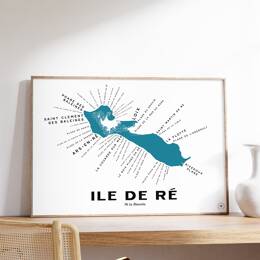 Carte de l'Ile de Ré