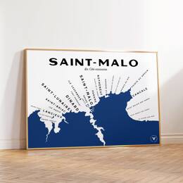 Carte de Saint-Malo