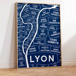 Carte des Rues de Lyon