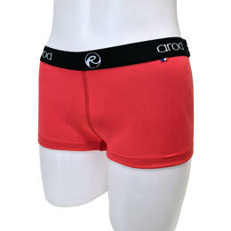 shorty femme coutures plates WIRI rouge et noir