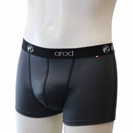 boxer homme coutures plates ZIGGY ardoise et noir