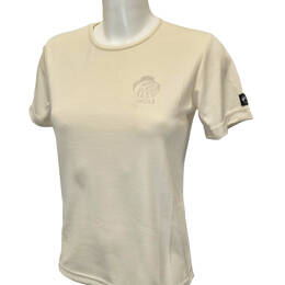 t-shirt femme manches courtes WATEL coloris Vanille