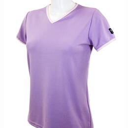 t-shirt femme manches courtes WOODY lavande