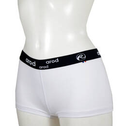 shorty femme coutures plates WIRI Blanc uni