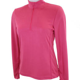 t-shirt femme manches longues WILMA fuchsia