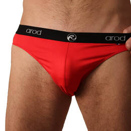 slip homme ZIMBO rouge et noir