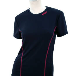 NOUVEAU T-shirt femme manches courtes WOOCY Marine