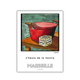 Affiche -  L'heure de la lessive - FafaComey
