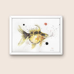 Affiche - Golden Fish - Watergame