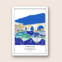 Affiche - Le Pont du Vallon des Auffes - FafaComey