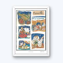Affiche - Marseille multiples - Isabelle Arata