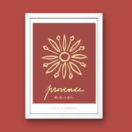 Affiche - Provence - Soleil de Provence - Alice Van de Walle