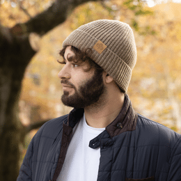 Bonnet Marron 100% Laine Mérinos Fabriqué en France