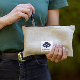 Pochette Mesclat - 100% fabriqué en Occitanie en laine et chanvre