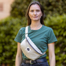 Sac Banane en laine et chanvre