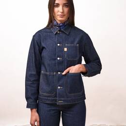 Veste Juliette jeans brut bleu