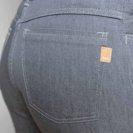Jeans Julie confort gris taille haute coupe slim