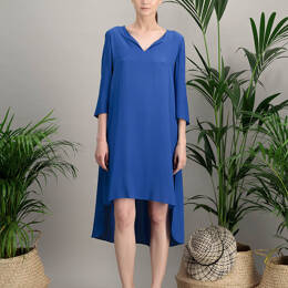 La robe droite en soie KURTA