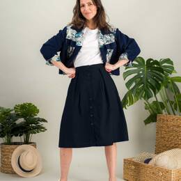 Veste en velours femme imprimés papillons MORPHO
