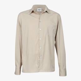 Chemise Droite Tencel Lin Coton Beige