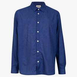 Chemise Relax Checks Indigo Bleu