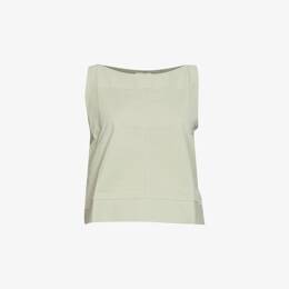 Top Bateau Seersucker Menthe