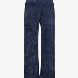 Pantalon Italien Long Velours Grosses Côtes Marine