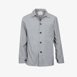 Surchemise Coton Gauffré Gris