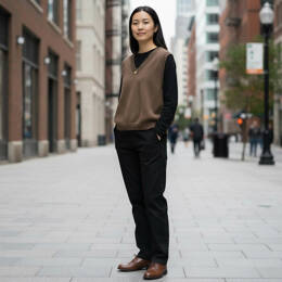 débardeur "Marguerite" en laine mérinos