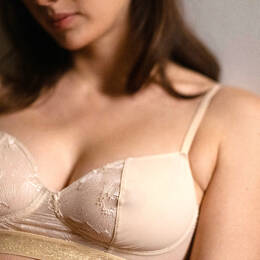 Corbeille "fausses-armatures" Le Crush - Beige Champagne