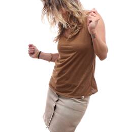 Débardeur | Col Rond |Camel