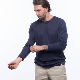 Homme | Manche Longue | Marine