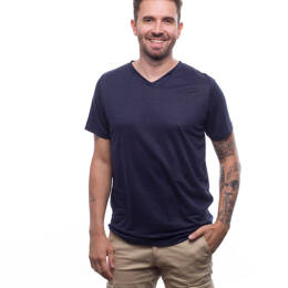 Homme | Col V | bleu