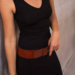 Robe longue col V Lyane