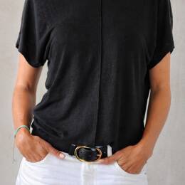 Top chauve-souris en lin Paloma