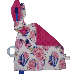 Doudou d'éveil - Roses et Montgolfières