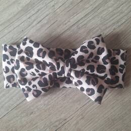 Bandeau nœud XXL en jersey de coton imprimé extensible Oeko-Tex - prématuré,  bébé,  enfant, adulte