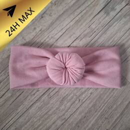 Bandeau 0.3 mois Buns Jersey de coton Vieux Rose- En Stock - Expédiés sous 24H