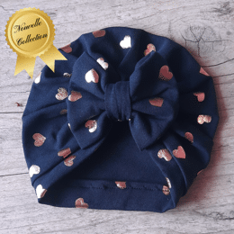 Turban nœud, buns ou simple en jersey imprimé Oeko-Tex extensible