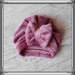 Turban + tour de cou nœud ou buns tissus minky doux et chaud 5 couleurs