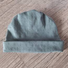 Bonnet jersey 100% coton en maille pointelle