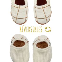 Chaussons souples bébé Carreaux