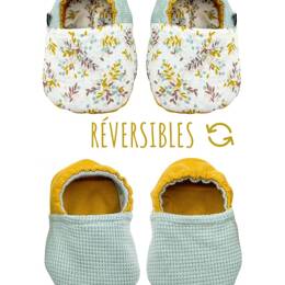 Chaussons souples bébé Bohème