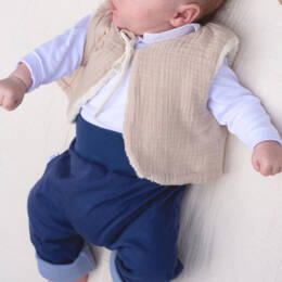 Gilet sans manches réversible / Coton bio
