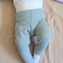 Pantalon Nid d'abeille Vert de Gris