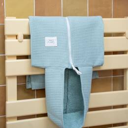 Poncho de Plage Vert de Gris