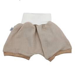 Short Gaze de coton beige BIO