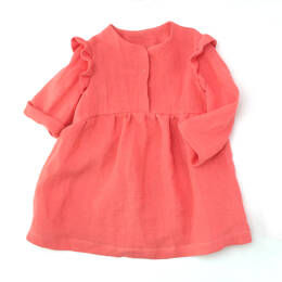 Robe en lin corail 18M
