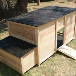 Poulailler bois 4 à 6 poules fabriqué en France